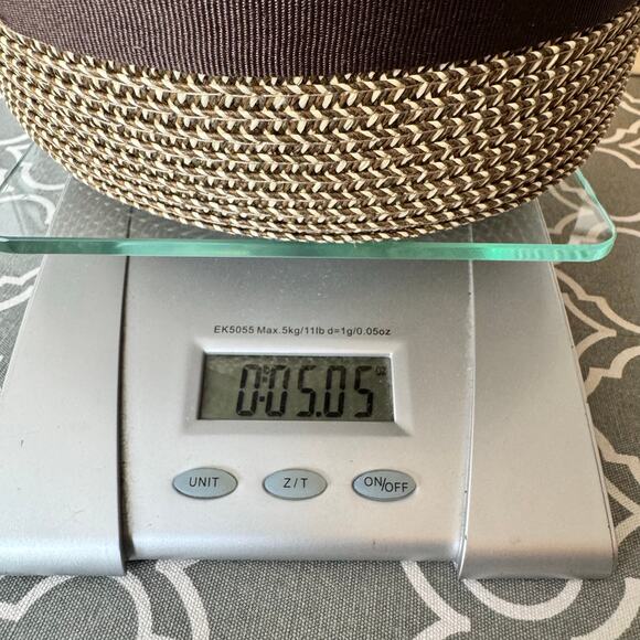 Nine West Straw Bucket Hat With Bow Women’s New Without Tag Brown Tan Preppy - Picture 12 of 12